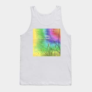 Colour bulrush view Tank Top